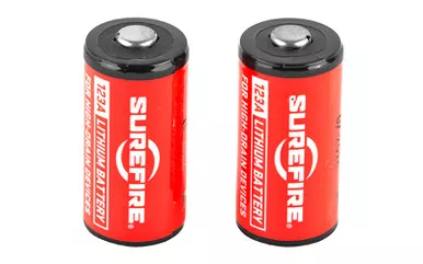 SureFire 123A Lithium Battery | 2-Pack | SF2-CB