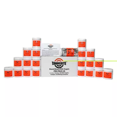 Tannerite ProPack 20 | 1/2 Pound Targets | 20 Pack | Includes Mixing Container | PP20
