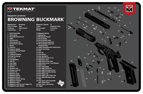 TEKMAT PSTL MAT FOR BROWNING BM BLK