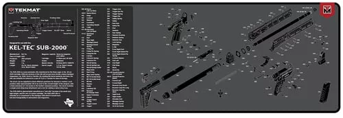 TEKMAT PSTL MAT FOR KELTEC SUB2000