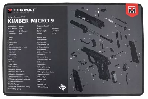 TEKMAT PSTL MAT FOR KIMBER MICRO 9