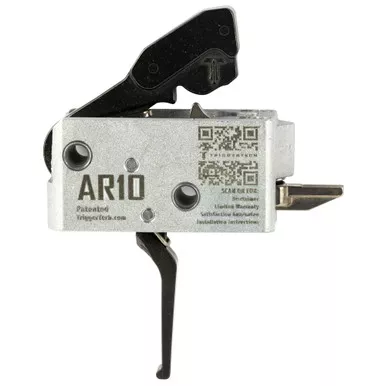 TriggerTech Duty | Flat Trigger | Single Stage | 3.5LB Pull | Fits AR-10 | Anodized Finish | Black | AHT-SDB-33-NNF