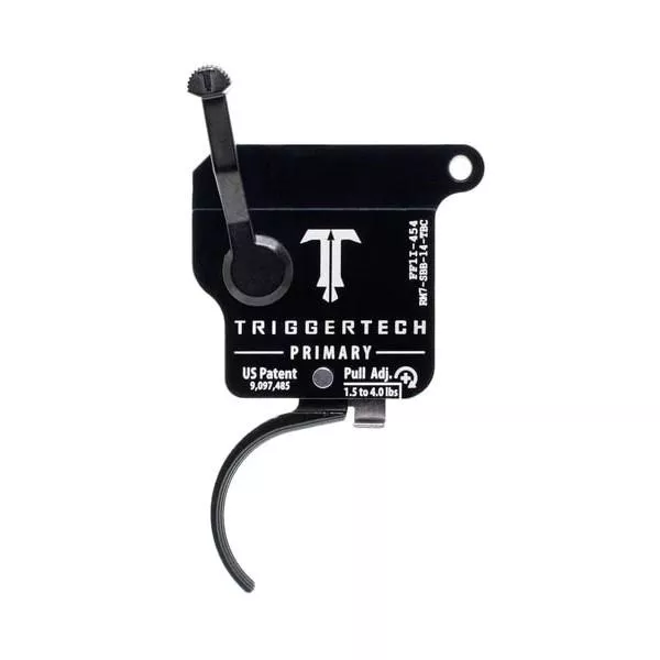 Triggertech Rem Model 7 Primary Single Stage Trigger 1.5-4 lbs Curved Black