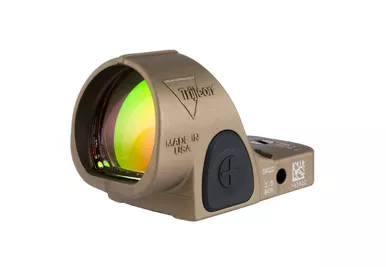 Trijicon SRO 5 MOA Red Dot Sight - LED Adjustable Reflex Sight with a Larger Viewing Window, 5 MOA Red Dot Reticle, Black