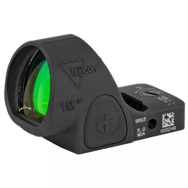 Trijicon SRO (Specialized Reflex Optic) | 5 MOA | Adjustable LED | Matte Black Finish | SRO3-C-2500003