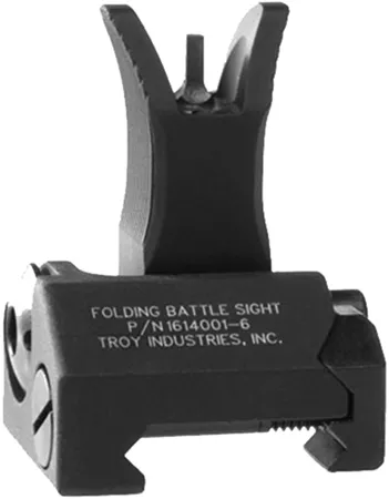 Troy Front Tritium Folding M4FBSFMBT01, Nylon, Black,