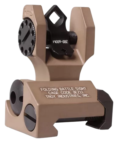 Troy Ind Rear Folding BattleSight Dioptic Flat
