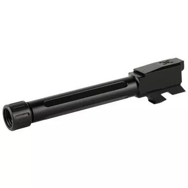 True Precision TPRCSN Barrel | 9MM | Black | Thread Protector | Threaded | Glock 48 | Nitride | TP-G48B-XTBL