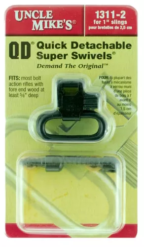 UNCLE MIKES QD SWIVELS W/ WOOD