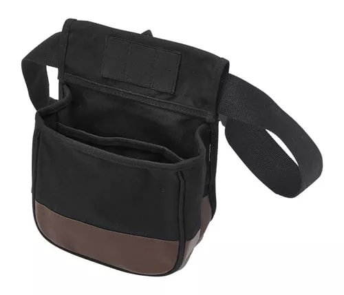 US PK DIVIDED SHELL POUCH BLK