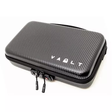 Vault Case Case Secure | Velcro Flex Panels | Elastic Holders | Combination Style Locking Mechanism | 11"x6.5" | Smooth Matte Finish | Black | Includes Detachable Shoulder Strap | VLTSECMAT