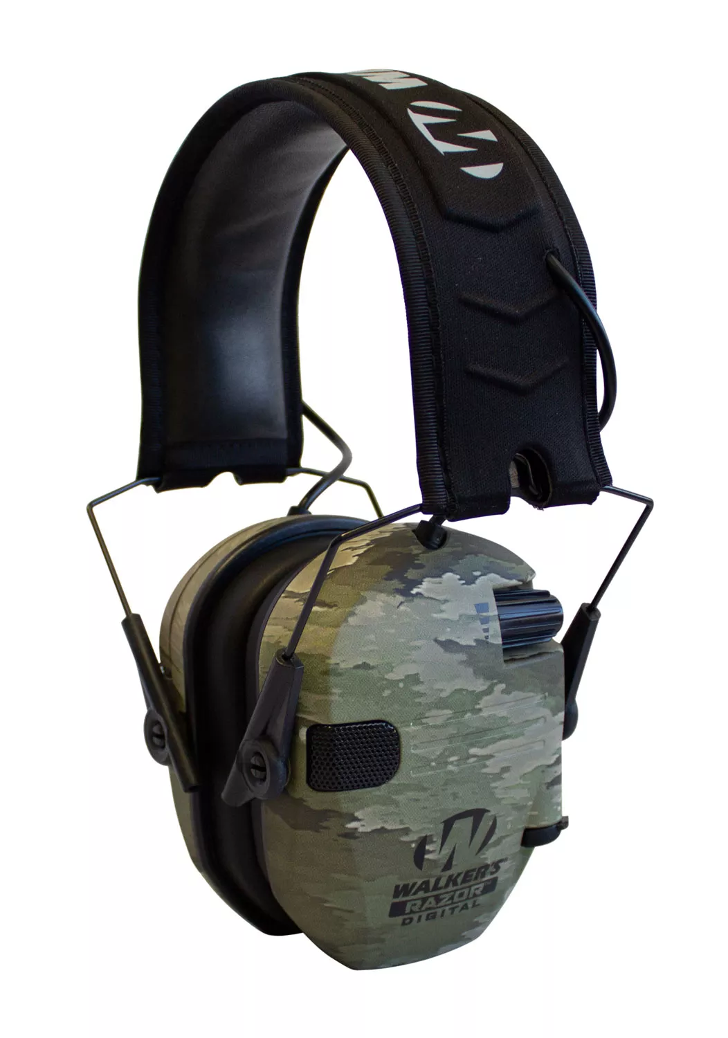Walker's GWPDRSEMAIX Razor PRO Digital Electronic Muff Polymer 23 dB Over the Head ATACS-IX Camo/Black Adult