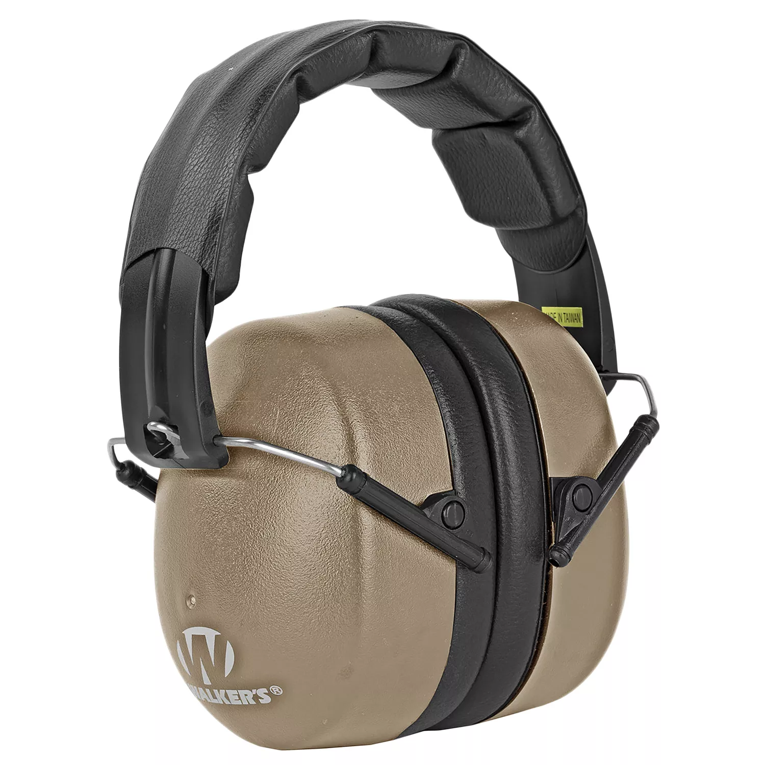 Walker's GWPEXFM3FDE Extra Range Passive Muff 30 dB Folding Flat Dark Earth/Black Polymer
