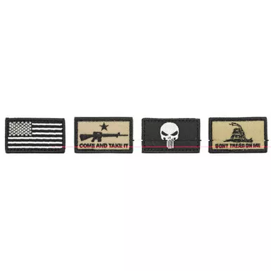 Walker's Patriot | Come & Take It Patch Kit | Includes 4 Assorted Patches | Actual Patches may vary from Image | Designs Subject to Change | GWP-PATKIT2