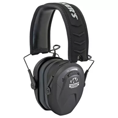 Walker's Razor Compact | Electronic Earmuff | Black | 1 Pair | Compact | For Smaller Heads | GWP-CRSEM