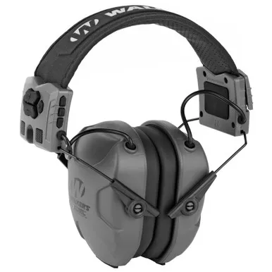 Walker's Xcel 500BT Digital Electronic Earmuff | Gray | Bluetooth | GWP-XSEM-BT