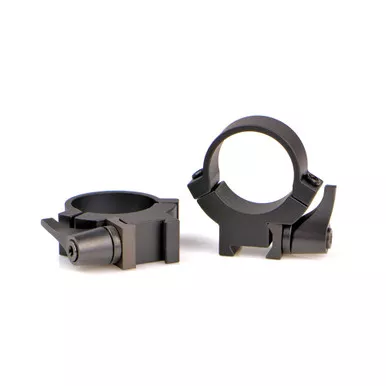 Warne 7.3 Series Permanent Ring | 1" | Medium | Silver Finish | 721LM