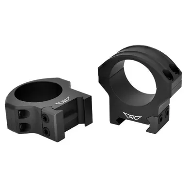 Warne HyperLite Rings | 30mm Medium | Matte Finish | Black | 8514M