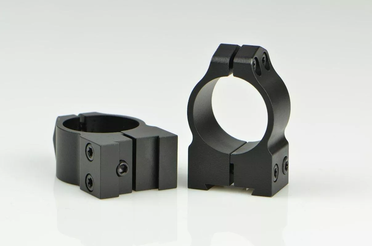Warne Maxima Fixed (16mm Dovetail) Scope Ringmount with Grooved Receiver Fits CZ527 1" Medium Matte