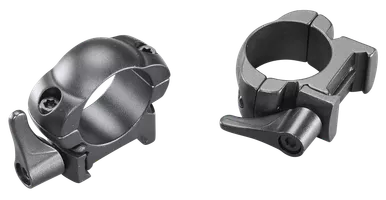 Weaver Mounts Lever Lok Matte Black 1" Medium