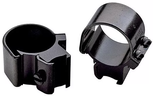 Weaver Pro-View Mounts 49819, 1", Medium, 1", Black