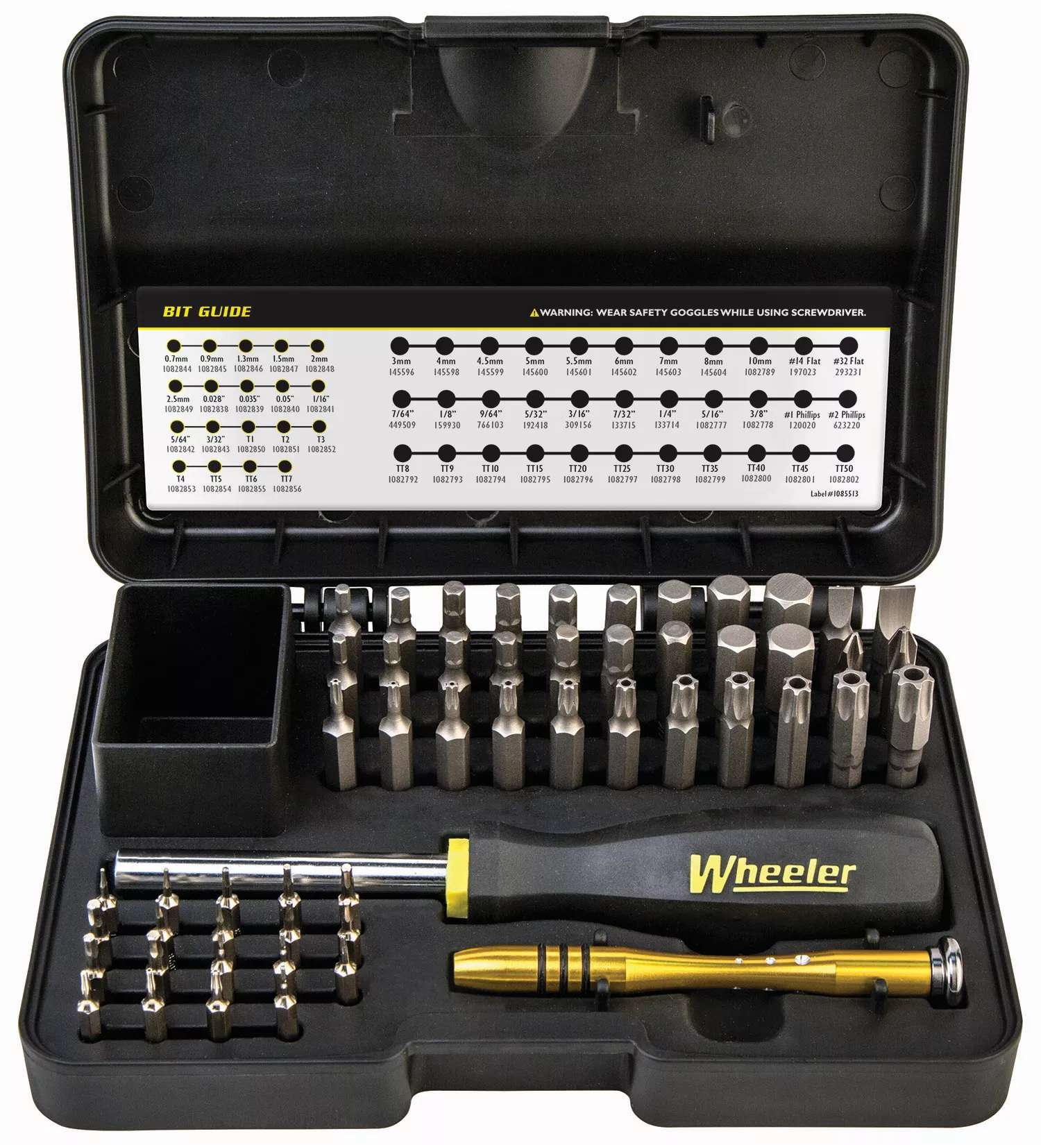 Wheeler 4001007 Hex-Torx Screwdriver Set 65 Pieces