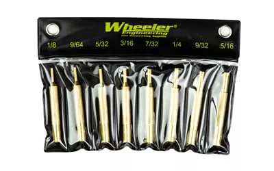 WHEELER 8-PC BRASS PUNCH SET W