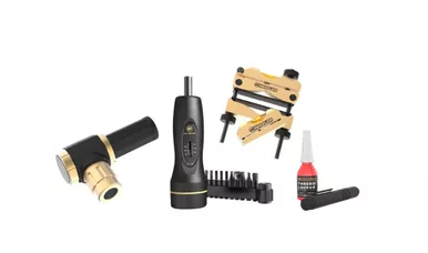 Wheeler Ultra Scope Mounting Kit | Includes Fat Wrench | Leveling System | 10 Bit Set | Laser Bore Sight | Thread Locker | Lens Pen and Hard Case | 4001009
