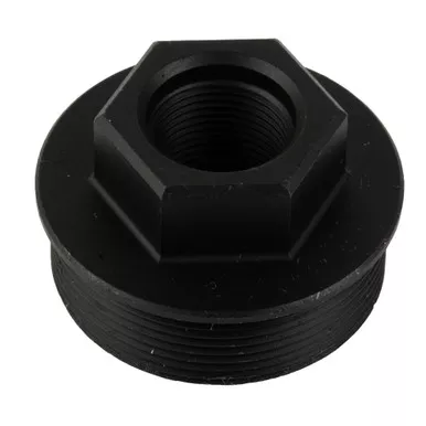 Yankee Hill Machine Co Sidewinder Direct Thread Adapter | 1/2"-28 | Converts the Sidewinder | Cobra M2 | and Cobra to Direct Thread | Black | YHM-3251