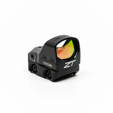 Zero Tech Optics Thrive HD Red Dot Optic - RMR Footprint, Multi Reticle, Includes Low Mount, Black