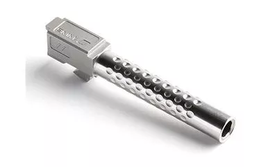 Zev Technologies Dimpled Barrel | Fits Glock 19 | Gen 1-5 | Unthreaded | Stainless | BBL19D