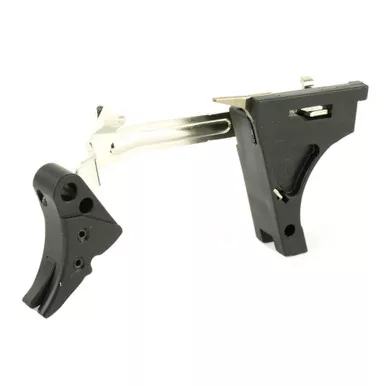 ZEV Technologies Fulcrum Adjustable Drop in Trigger Ultimate Kit | Adjustable 2-6 lbs | Fits Glock 9MM Gen 1-3 | Black w/ Black Safety | FUL-ADJ-ULT-9-B-B