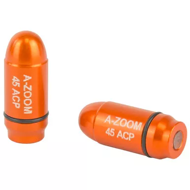 A-Zoom Strikercaps | Snap Caps | Orange | 9MM | 2/Pk | 17102